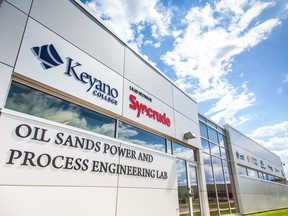 Keyano College's Oilsands Power and Processing Engineering
Lab in Fort McMurray. Supplied image/ Keyano College