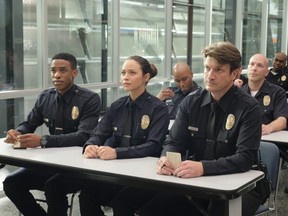 Guns will no longer be used on the set of the TV show "The Rookie," following the fatal shooting on the Alec Baldwin western "Rust."