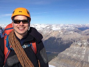 Jean-Francois Dupras, Canmore's local mental health advocate, has a project to climb Mt Everest in May, 2022. He is inviting the Bow Valley residents to join him in hiking part of his challenge to climb Ha Ling in Canmore eleven times during the weekend of October 9-10, for a total of 8848m, the elevation of Mount Everest. Photo submitted.