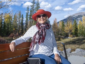 Sandy Lecour is a retired Para Nordic skier who lives in Canmore with her husband Jon Groeneveld, her ski guide. photo by Pam Doyle/www.pamdoylephoto.com