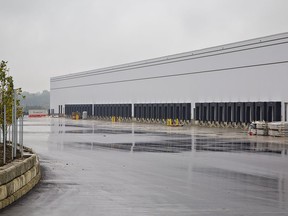The City of Brantford has issued almost $80 million worth of building permits so far in 2021 for the 48,124-square-metre refrigerated facility at 140 Oak Park Road being built for Hershey's Canada.