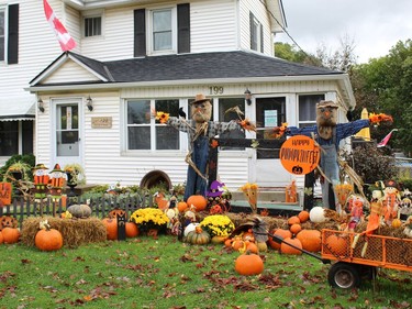 he house at 199 Main St. S. in Waterford was named the daytime winner of the Pumpkinfest decorating contest. Michelle Ruby
