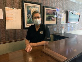 Bob Doleman, of the St. George Arms in St. George, is happy the province has lifted capacity limits for restaurants as part of the COVID-19 pandemic reopening plan.