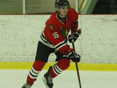 Brockville forward Lucas Culhane scored in the third period to tie the game with Pembroke 2-2 on Friday night. The Lumber Kings went on to defeat the Braves 4-2.
Tim Ruhnke/The Recorder and Times