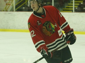 Owen Rainey scored the game-winner in Brockville's 4-1 victory against Smiths Falls at the CCHL Fall Showcase in Ottawa on Saturday.
File photo/The Recorder and Times