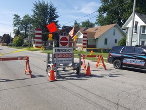 A geophysical survey is underway in downtown Wheatley and the surrounding area to help pinpoint the cause of the Aug. 26 explosion that rocked the small community. File photo/Trevor Terfloth