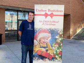 Chatham Goodfellows president Tim Haskell said the annual No Child Without A Christmas campaign has already received a donation thanks to the new owners of the Downtown Chatham Centre. The owners are providing the organization use of the former Sears store to toy and food packing. Ellwood Shreve/Postmedia