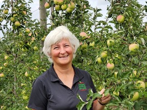 Ontario Apple Growers chair is Cathy McKay, who farms near Port Perry. Handout