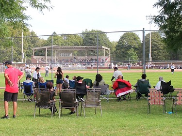 A 'Field of Honour' game featuring descendants of players on the 1934 provincial champion Chatham Colored All-Stars baseball team, attracted an impressive crowd of spectators to watch the game on Saturday in Chatham at Fergie Jenkins Field. Ellwood Shreve/Chatham Daily News/Postmedia Network