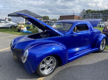 One of many hot rods at Cars and Coffee Cornwall on Saturday October 9, 2021 in Cornwall, Ont. Shawna O'Neill/Cornwall Standard-Freeholder/Postmedia Network