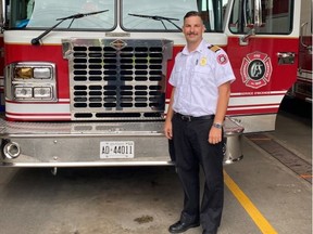 The City of Cornwall recently hired a second deputy fire chief - Leighton Woods. Handout/Cornwall Standard-Freeholder/Postmedia Network