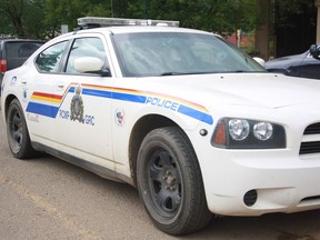 A Wood Buffalo RCMP car  in Fort McMurray Alta. on Monday June 22, 2015. Andrew Bates/Fort McMurray Today/Postmedia Network