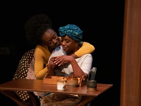 Makambe K Simamba and Marcia Johnson in Serving Elizabeth. Photo by Randy deKleine-Stimpson.