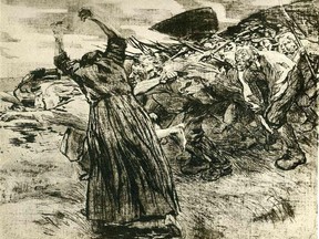 Kathe Kollwitz, The Outbreak, 1903, etching