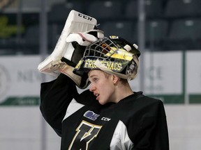 Kingston Frontenacs goaltender Leevi Merilainen posted his first career Ontario Hockey League shutout as the Kingston Frontenacs blanked the Oshawa Generals, 5-0, at the Leon's Centre on Friday night.