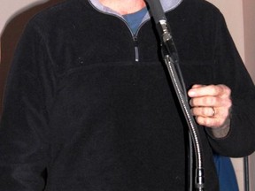 Shown here speaking in Seeley's Bay in 2010, James Raffan, self-described Òauthor, explorer, raconteur and canoeheadÓ will be speaking as part of the three-part virtual Climate Change Speaker Series being hosted by the 1,000 Islands History Museum from October 15-23.  Lorraine Payette/For Postmedia Network