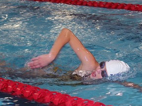 KLAC Stingray Brooke Pettenuzzo warms up before a recent time trial at the Joe Mavrinac Community Complex.