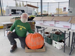 Kevin Veens from Sunrise Orchards was one of many vendors at this year's Kirkland Lake Food and Artisan Market.