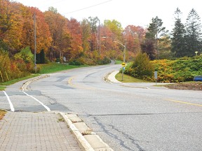 Photo by KEVIN McSHEFFREY/THE STANDARD
Elliot Lake council told city staff to go ahead with the next major road project Hillside Drive North.  The street has been developing more rough spots in recent years.