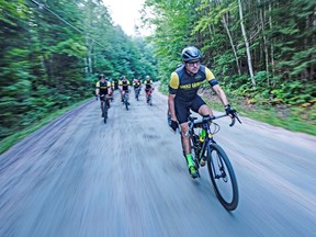 Fifteen people cycled 140 kilometres on various trails in Almaguin to test out what dozens of cyclists from across Ontario can expect, next August, when the region hosts its first Ghost Gravel ride. Chris Monette Photo
