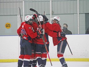 The North Bay U16 AAA Trappers played in the Wendy Dufton Memorial Tournament in London this past weekend. It was the team's first tournament since early winter 2020. Submitted Photo