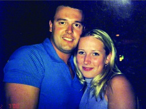Stephane Parent and his then-girlfriend Adrienne McColl, who was killed in 2002.