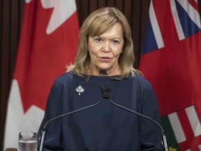 Health Minister Christine Elliott walked reporters through the reopening strategy Friday.