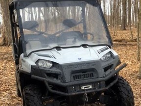 This UTV was stolen from a residence in Whitewater Region between Oct. 2-4.