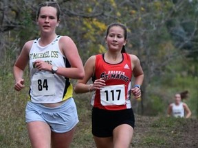 St. Mike's Laine Young was the top Perth County runner in the CHSS Invitational senior girls' division, finishing second in 23:32. She narrowly held off third-place runner Lydia Taylor, from St. Marys DCVI.