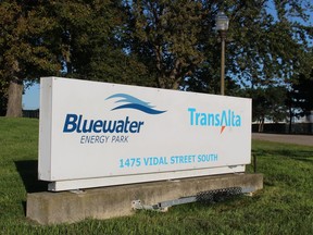 TransAlta's Bluewater Energy Park in Sarnia.