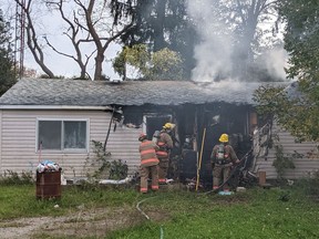A fire caused $150,000 damage to a home on Turkey Point Road on Monday afternoon.