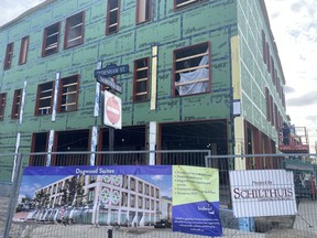 The Dogwood Suites social housing complex in downtown Simcoe is expected to open in April 2022.