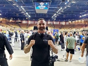 Brent LeBlanc at the Silver Spurs Arena in Kissimmee, Fla., site of the International Brazilian Jiu-Jitsu Federation Pan Am Championships. Supplied