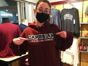 Emma Boertjes of Kincardine is among the 4,713 full-time students attending Cambrian College this fall semester. Supplied