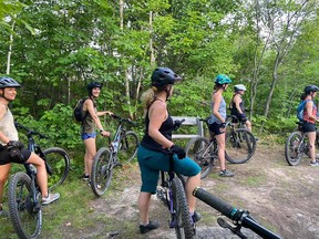 The Walden Mountain Bike Club's Women's Group will hold its first Sudbury Witches Ride on Saturday. The idea is to have fun and raise money for the Sudbury Food Bank. Facebook