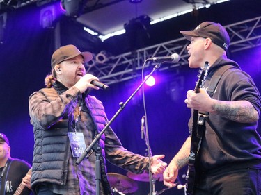 Moose Factory's Relic Kings opened the second night of Rock On The River: Reconnect Saturday.

ANDREW AUTIO/The Daily Press
