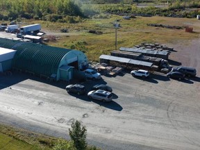 Canada Nickel's Crawford Project Core Shack seen here in a supplied photo.