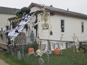 Timmins is never short on residents committed to elaborately decorating their homes for Halloween, such as this home on Main Street in South Porcupine.

ANDREW AUTIO/The Daily Press