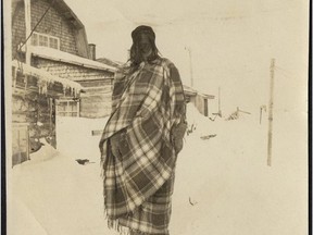 Just a little creepy – Mrs. Auer models her Halloween masquerade costume, circa 1915, Mattagami Heights, now Timmins.

Supplied/Timmins Museum