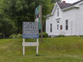 Brant County council has agreed to provide $25,000 in emergency funding for the Adelaide Hoodless Hunter Homestead in St. George. File photo/Postmedia
