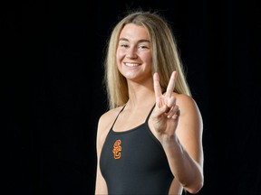 USC Trojans swimmer Genevieve Sasseville of Chatham, Ont. (Photo courtesy of USC Athletics)