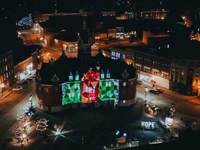 Destination Stratford recently won an Ontario Tourism Resiliency Award in the innovation category for its 2020 Lights On Stratford winter lights festival. (Submitted photo)