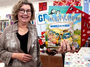 Chantal Lynch, the owner of Hyggeligt Fabrics in St. Marys, has helped launch the St. Marys Imagination Library Fund, an effort to provide local children one book per month until they’re five years old. (Chris Montanini/Stratford Beacon Herald)