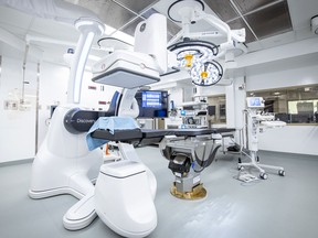 The new hybrid operating room at Kingston Health Sciences Centre offers state-of-the-art imaging equipment so complex endovascular surgeries can be performed. Supplied Photo