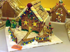 One of the gingerbread houses from last year's Gingerbread House Decorating contest in Burk's Falls.  
Submitted Photo
