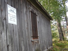 The former Bruce Mines jail has fallen into disrepair and historical groups are anxious to have it protected. DAN KERR