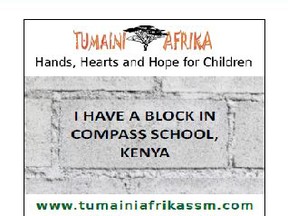 Supporters can buy a block to help a Sault Ste. Marie group build a school in Kenya. SUPPLIED