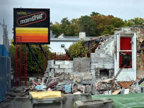 A building with over 100 years of history on Grand Bend’s Main Street has been demolished to make room for a residential and commercial development. Dan Rolph