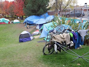 An encampment in Sudbury's Memorial Park was to be cleared in time for a Remembrance Day service. Belleville Mayor Mitch Panciuk cited the case as an example of the issues facing municipalities in relation to homelessness.