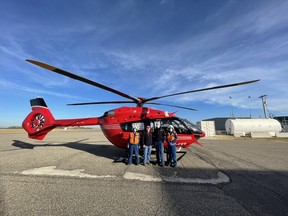 The new STARS Air Ambulance made a stop in Portage la Prairie. (supplied photo)